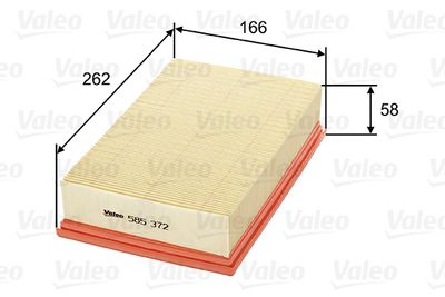 Воздушный фильтр VALEO 585372