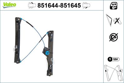 Стеклоподъемник VALEO 851644