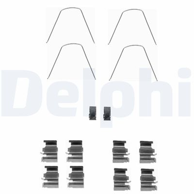 Piederumu komplekts, Disku bremžu uzlikas DELPHI LX0423