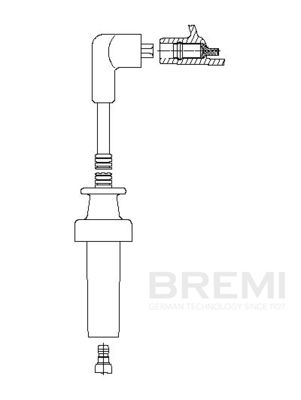 Augstsprieguma vads BREMI 3A11E34