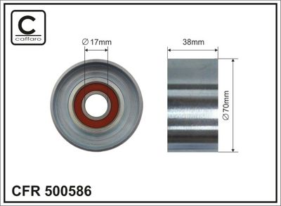 Spriegotājrullītis, Ķīļrievu siksna CAFFARO 500586