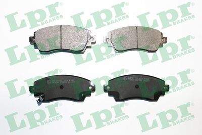 Комплект тормозных колодок, дисковый тормоз LPR 05P834