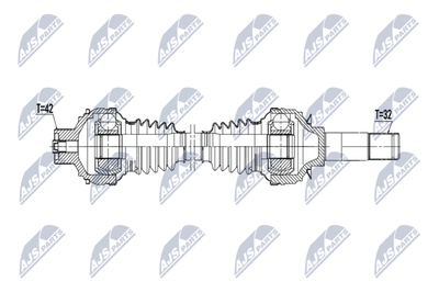 Приводной вал NTY NPW-PS-022