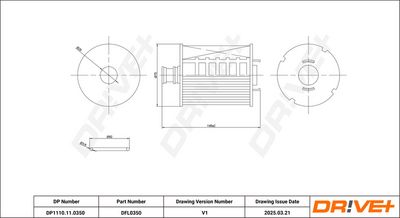 Масляный фильтр Dr!ve+ DP1110.11.0350