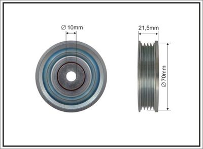 Parazīt-/Vadrullītis, Ķīļrievu siksna CAFFARO 500433