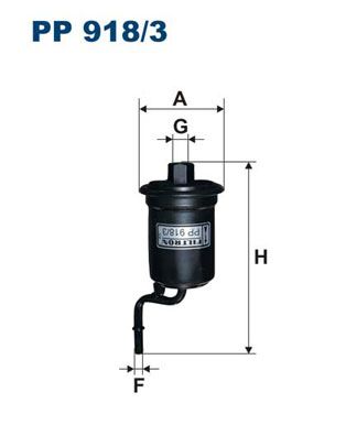 Degvielas filtrs FILTRON PP918/3