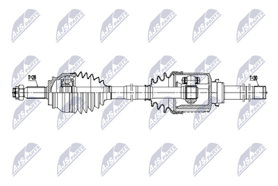 Приводной вал NTY NPW-MS-118