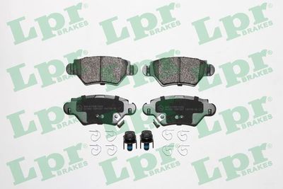 Комплект тормозных колодок, дисковый тормоз LPR 05P1227