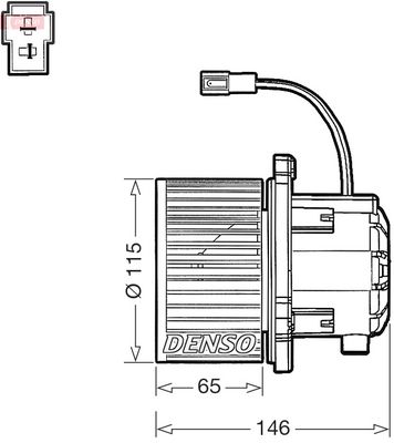 Salona ventilators DENSO DEA41017