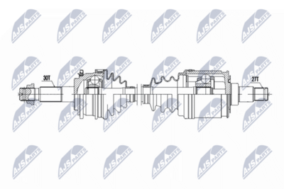 półoś napędowa NTY NPW-TY-199