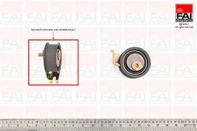 Spriegotājrullītis, Gāzu sadales mehānisma piedziņas siksna FAI AutoParts T9339