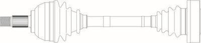 Приводной вал GENERAL RICAMBI AR3034