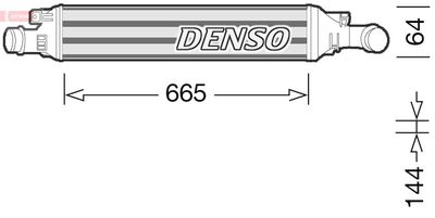 Интеркулер DENSO DIT02036