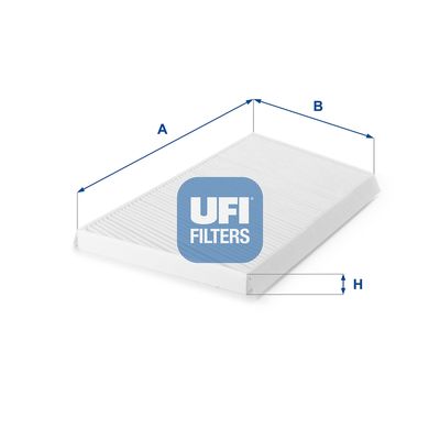 Фильтр, воздух во внутренном пространстве UFI 53.094.00