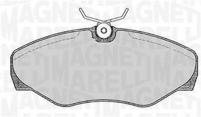 Bremžu uzliku kompl., Disku bremzes MAGNETI MARELLI 363916060371