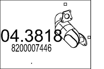Катализатор MTS 04.3818