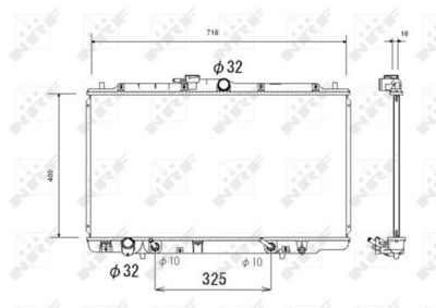 Radiators, Motora dzesēšanas sistēma NRF 53744