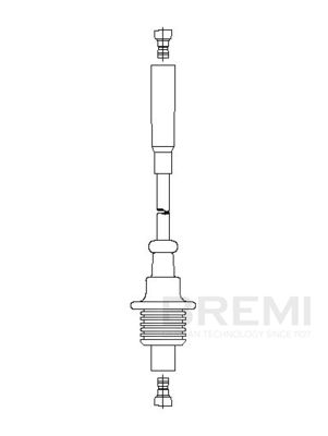 Augstsprieguma vads BREMI 367/70