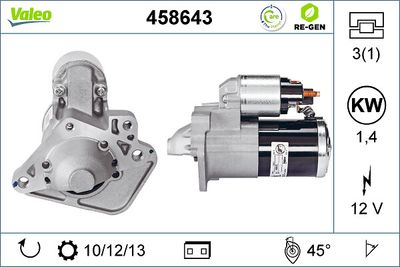 Starteris VALEO 458643