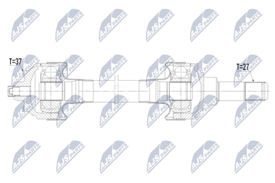 Приводной вал NTY NPW-BM-245
