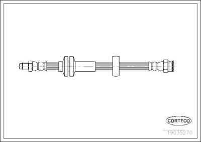 Тормозной шланг CORTECO 19035270