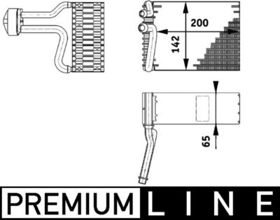 Iztvaikotājs, Gaisa kondicionēšanas sistēma MAHLE AE 66 000P