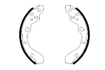 Piduriklotside komplekt BOSCH 0 986 487 652