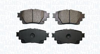 Bremžu uzliku kompl., Disku bremzes MAGNETI MARELLI 363916061256