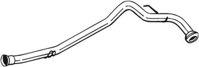 Труба выхлопного газа BOSAL 890-871