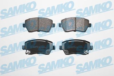 Комплект тормозных колодок, дисковый тормоз SAMKO 5SP1621