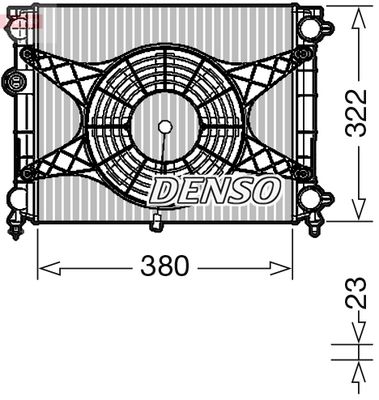 Dzesēšanas modulis DENSO DRM99010