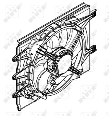 Ventilators, Motora dzesēšanas sistēma NRF 47596