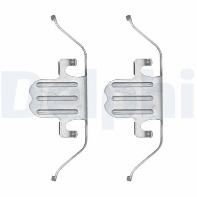 Комплектующие, колодки дискового тормоза DELPHI LX0494