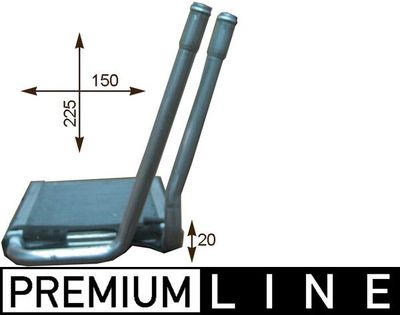 Siltummainis, Salona apsilde MAHLE AH 202 000P