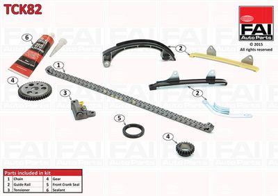 Комплект цели привода распредвала FAI AUTOPARTS TCK82