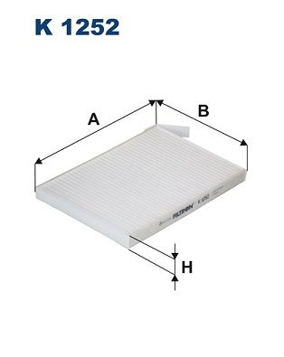 Фильтр, воздух во внутренном пространстве FILTRON K 1252