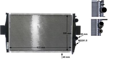 Radiators, Motora dzesēšanas sistēma MAHLE CR 739 000S
