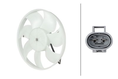 Вентилятор, охлаждение двигателя HELLA 8EW 366 420-381