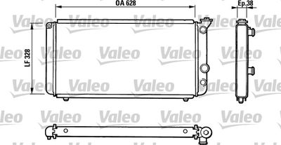 Radiators, Motora dzesēšanas sistēma VALEO 810835