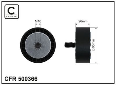 Parazīt-/Vadrullītis, Ķīļrievu siksna CAFFARO 500366