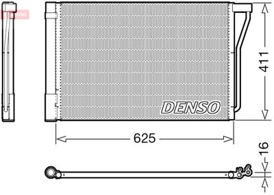 Конденсатор, кондиционер DENSO DCN05022