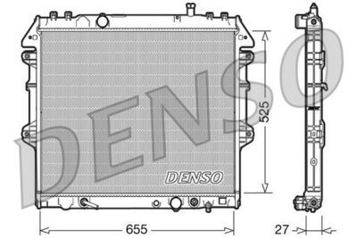 DENSO DRM50045 Radiators, Motora dzesēšanas sistēma