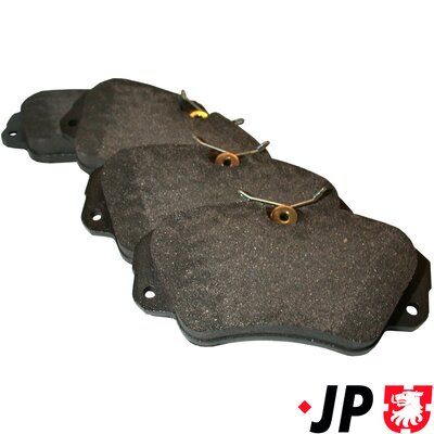 Bremžu uzliku kompl., Disku bremzes JP GROUP 1263600110