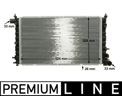 Radiators, Motora dzesēšanas sistēma MAHLE CR 430 000P