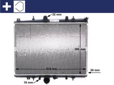 Radiators, Motora dzesēšanas sistēma MAHLE CR 1433 000S