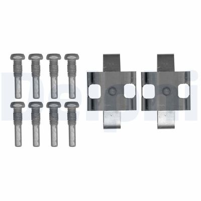 Комплектующие, колодки дискового тормоза DELPHI LX0543