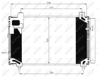 Конденсатор, кондиционер NRF 35596