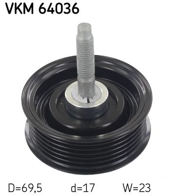 Parazīt-/Vadrullītis, Ķīļrievu siksna SKF VKM 64036