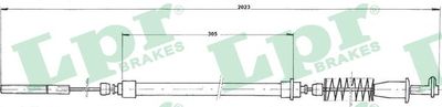 Тросик, cтояночный тормоз LPR C0216B