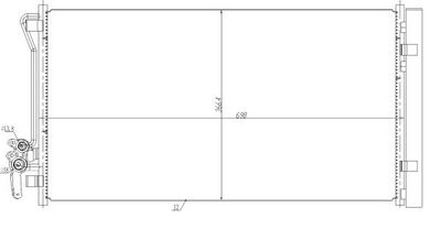 Конденсатор, кондиционер NRF 350479